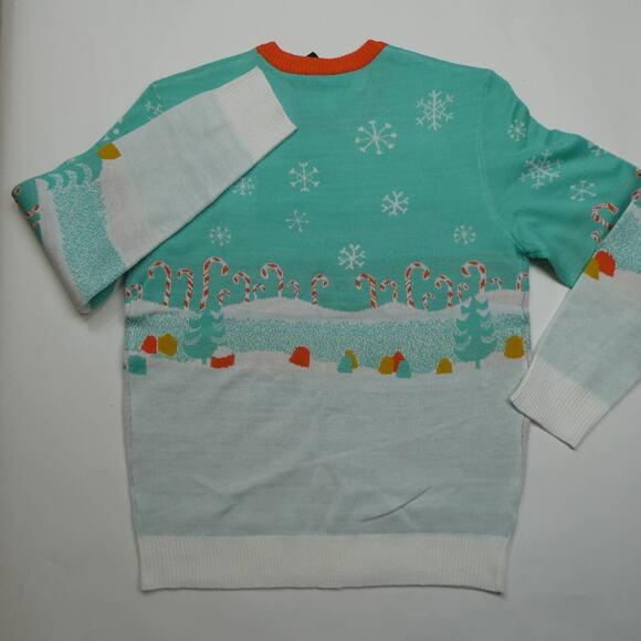 Bioworld ELF The Movie Men's Ugly Christmas Sweater Knit Pullover, small - Picture 2 of 2